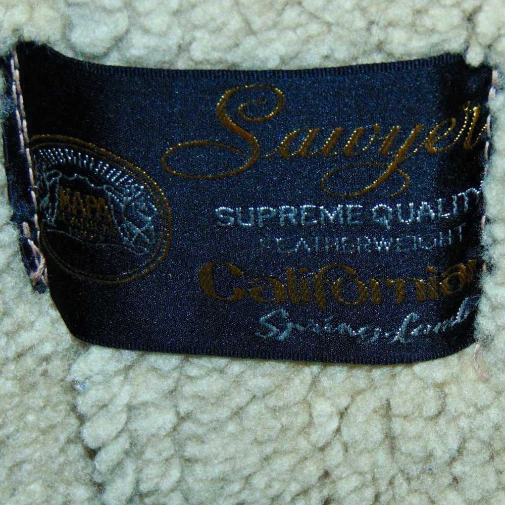 SAWYER CALIFORNIAN SPRING LAMB FEATHERWEIGHT SHEARLING COAT - Picture 7 of 8